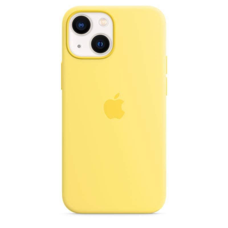 Apple Silicone Case with MagSafe for iPhone 13 Mini - Lemon Zest, , large image number 0