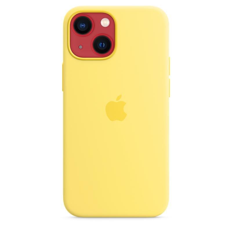 Apple Silicone Case with MagSafe for iPhone 13 Mini - Lemon Zest, , large image number 1