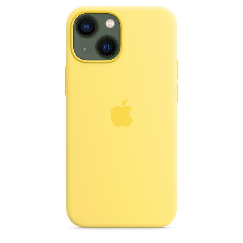 Apple Silicone Case with MagSafe for iPhone 13 Mini - Lemon Zest, , large image number 2