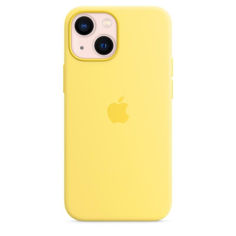 Apple Silicone Case with MagSafe for iPhone 13 Mini - Lemon Zest, , large image number 3