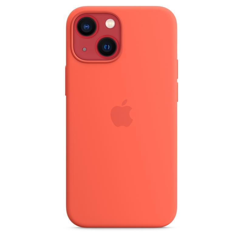 Apple Silicone Case with MagSafe for iPhone 13 Mini - Nectarine, , large image number 4