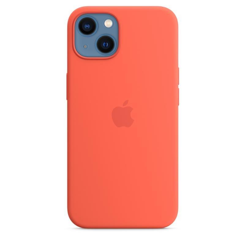 Apple Silicone Case with MagSafe for iPhone 13 - Nectarine, , large image number 2
