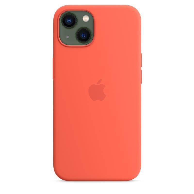 Apple Silicone Case with MagSafe for iPhone 13 - Nectarine, , large image number 7