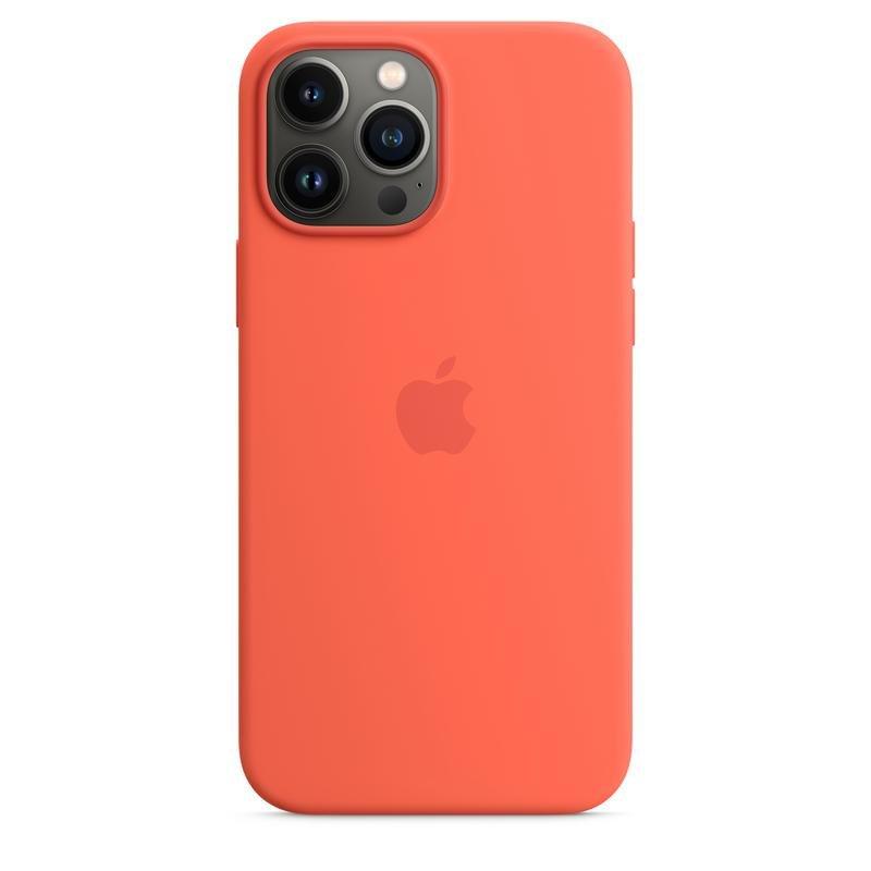 Apple Silicone Case with MagSafe for iPhone 13 Pro Max - Nectarine, , large image number 0