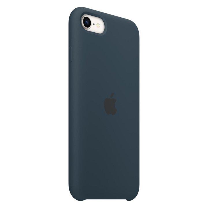 Apple Silicone Case for iPhone SE - Abyss Blue, , large image number 0
