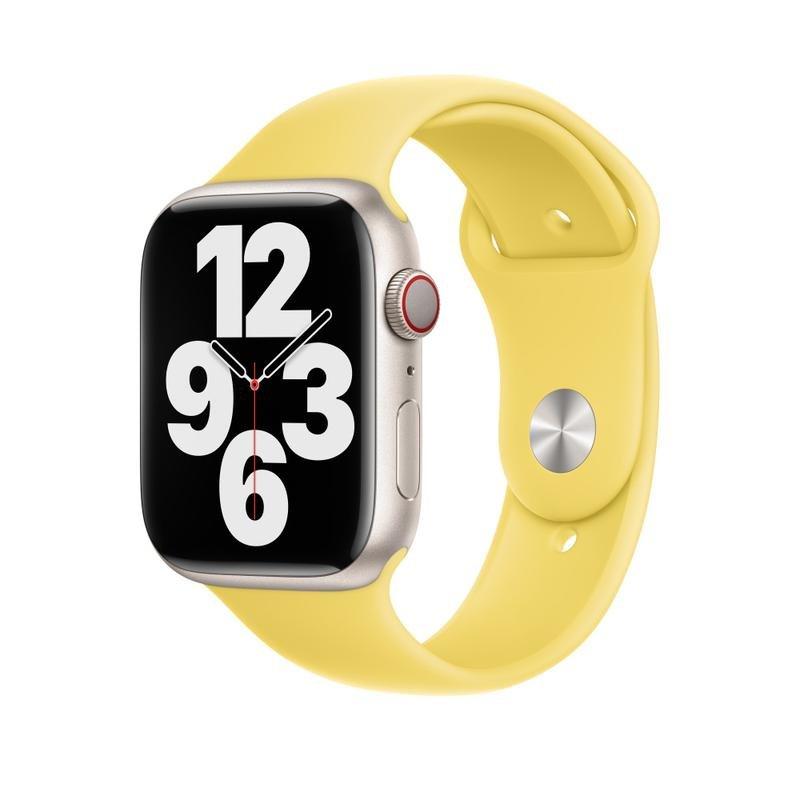 Apple 45mm Lemon Zest Sport Band - Regular, , medium