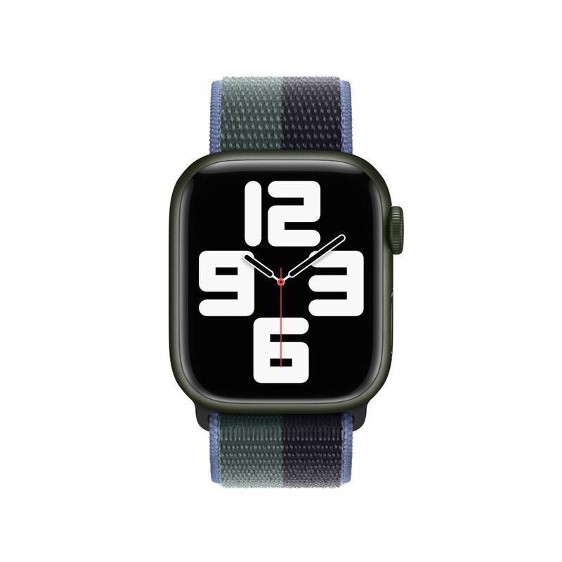 Apple 41mm Midnight/Eucalyptus Sport Loop, , large image number 2