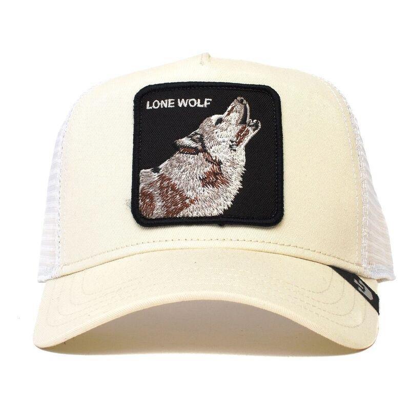 Goorin Bros The Lone Wolf Unisex Trucker Cap - White, , large image number 0
