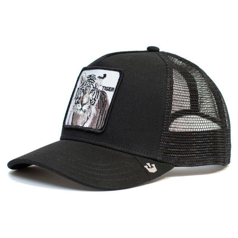Goorin Bros The White Tiger Unisex Trucker Cap - Black, , medium
