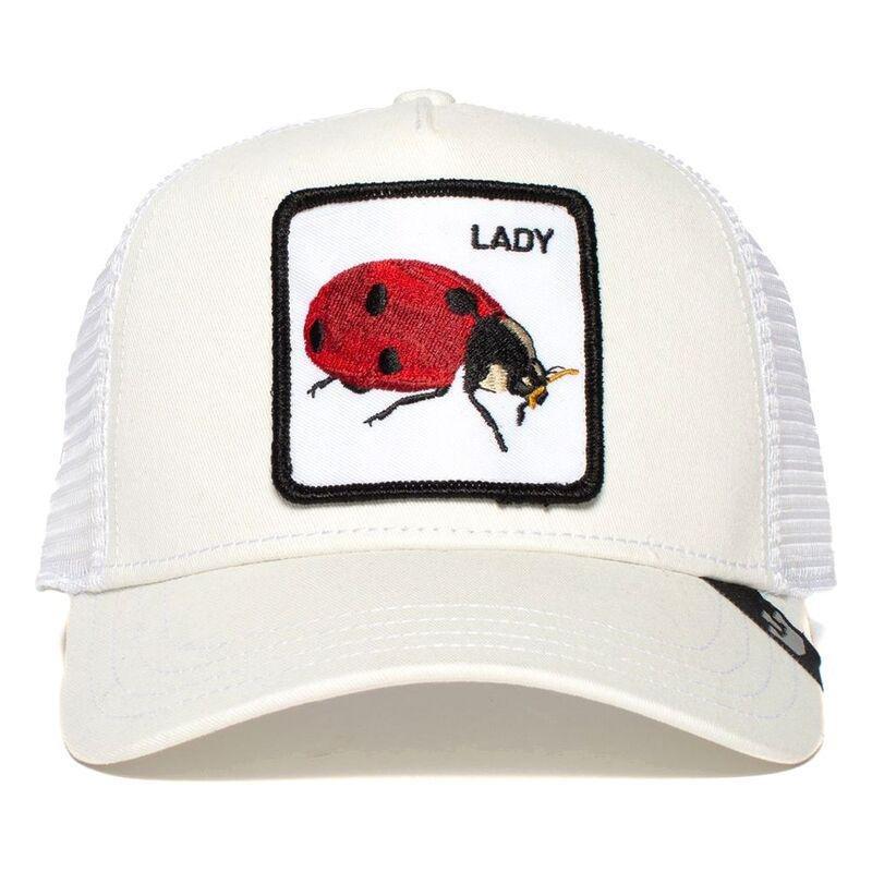 Goorin Bros The Lady Bug Unisex Trucker Cap - White, , medium