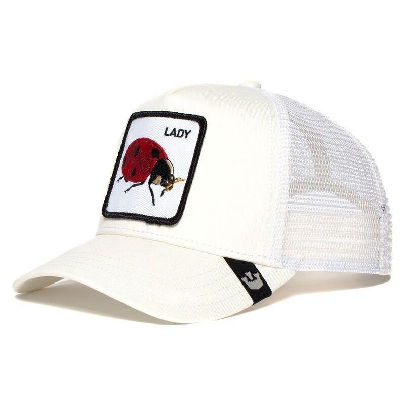 Goorin Bros The Lady Bug Unisex Trucker Cap - White, , large image number 3