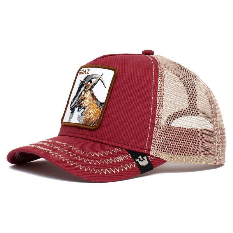 Goorin Bros The Goat Unisex Trucker Cap - Red, , large image number 3