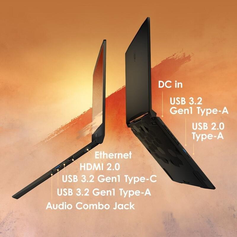 MSI Katana GF66 12UE Gaming Laptop intel core i7-12700H/16GB/1TB SSD/NVIDIA GeForce RTX 3060 6GB/15.6-inch FHD/144Hz/Windows 11 Home - Black, , large image number 1