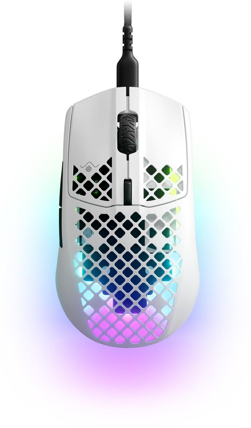 SteelSeries Aerox 3 Wired Ultra Lightweight Gaming Mouse - Snow, , large image number 0