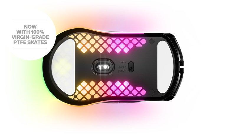 SteelSeries Aerox 3 Wireless Ultra Lightweight Gaming Mouse - Onyx, , large image number 4