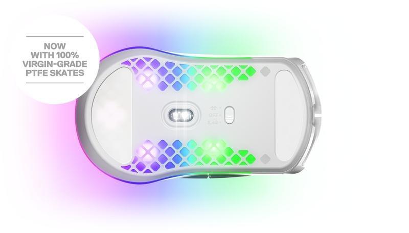 SteelSeries Aerox 3 Ultra Lightweight Wireless Gaming Mouse - Snow, , large image number 0