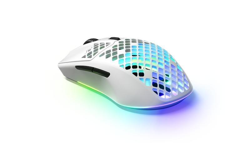 SteelSeries Aerox 3 Ultra Lightweight Wireless Gaming Mouse - Snow, , large image number 0