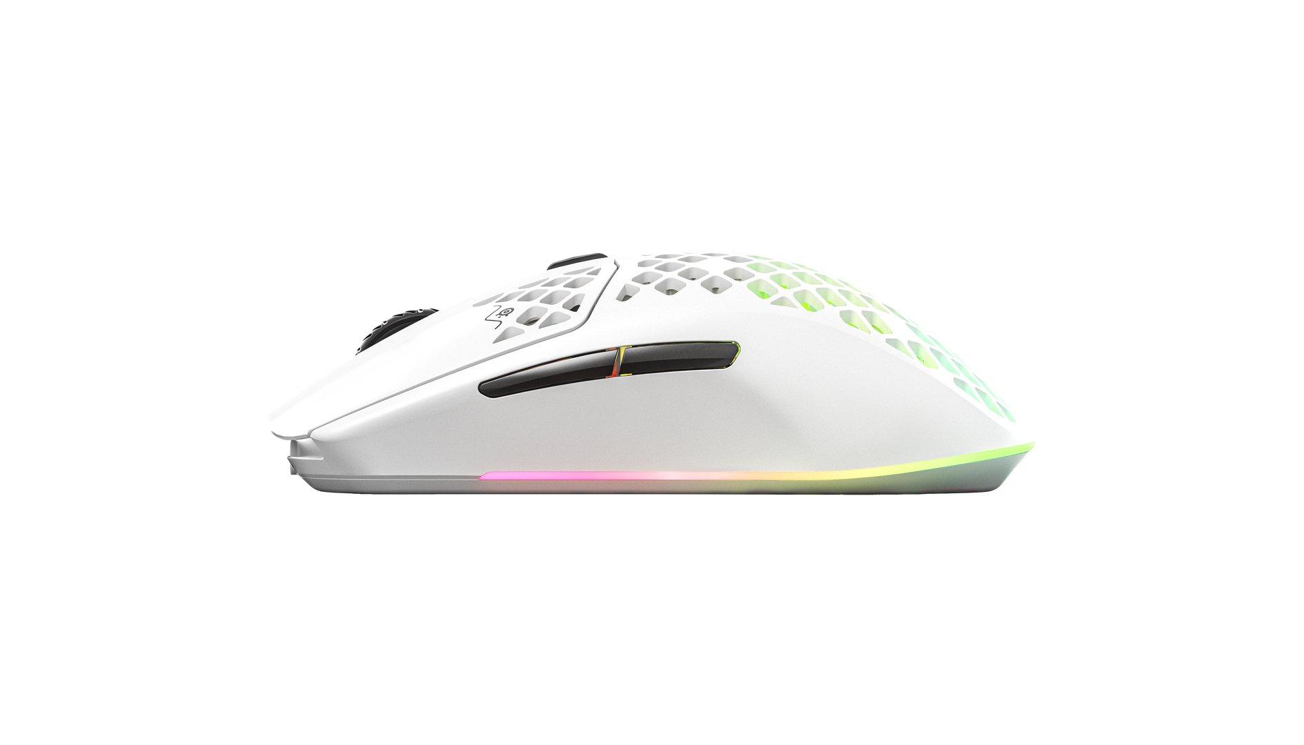 SteelSeries Aerox 3 Ultra Lightweight Wireless Gaming Mouse - Snow, , large image number 1