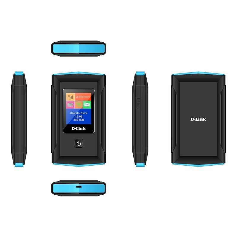 D-Link DWR-933M Cat 6 4G/LTE Mobile Router - Blue, , large image number 2