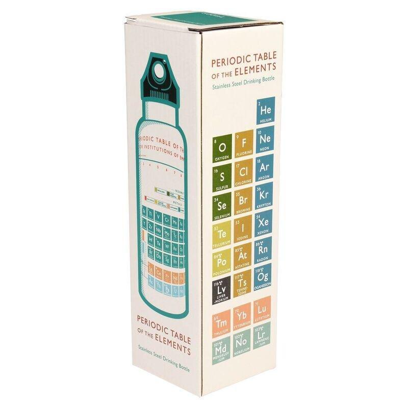 Rex London Periodic Table Stainless Steel Bottle 500ml, , large image number 2