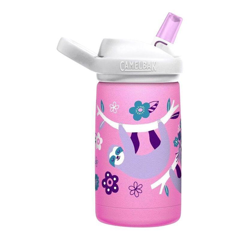 Camelbak Eddy + Kids Stainless Steel Vacuum Insulated Water Bottle 355ml - Flowerchild Sloth, , large image number 0