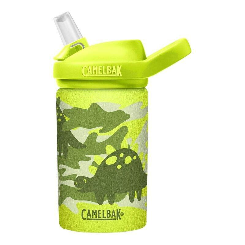 Camelbak Eddy + Kids Stainless Steel Water Bottle 415ml - Dino Camo, , large image number 0
