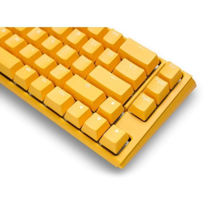 Ducky One 3 SF Yellow Case 65% Hotswap RGB Double Shot PBT QUACK Mechanical Keyboard - Silver Switch, , large image number 3