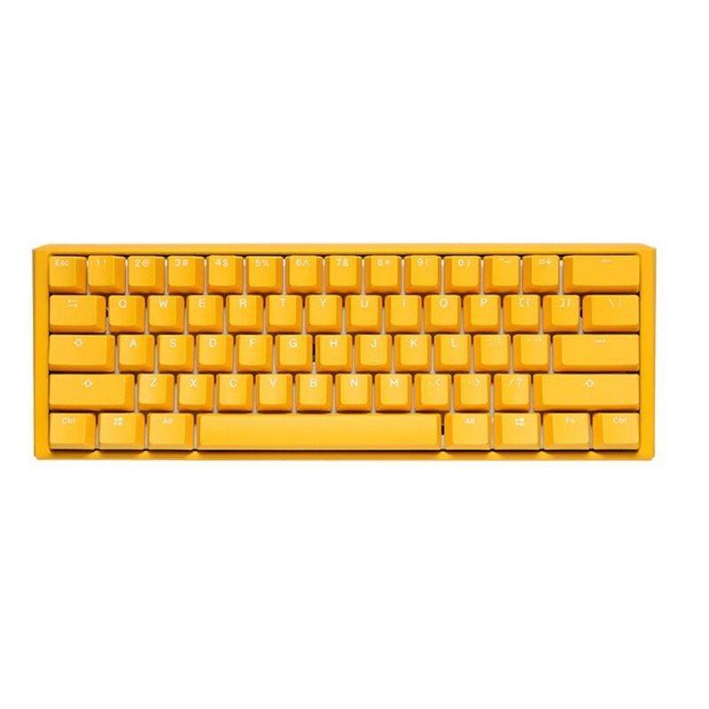 Ducky One 3 Yellow Series 61 Keys Mini Wired Mechanical Gaming Keyboard - Silver Switch, , large image number 0