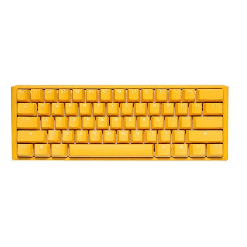 Ducky One 3 Yellow Series 61 Keys Mini Wired Mechanical Gaming Keyboard - Clear Switch, , large image number 0