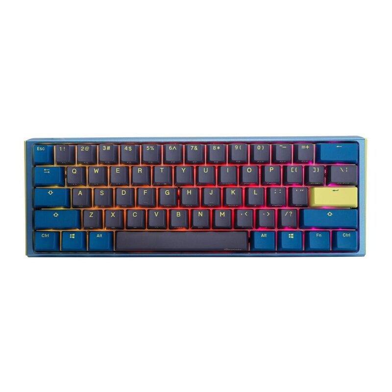 Ducky One 3 Mini Daybreak 60% Hotswap RGB Double Shot PBT QUACK Mechanical Keyboard - Blue Switch, , large image number 0