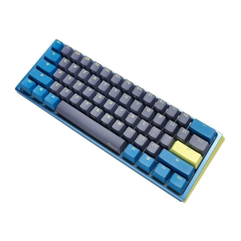 Ducky One 3 Mini Daybreak 60% Hotswap RGB Double Shot PBT QUACK Mechanical Keyboard - Blue Switch, , large image number 1