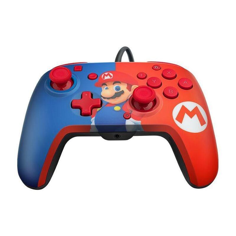 PDP Faceoff Deluxe+ Audio Wired Controller for Nintendo Switch -  Power Pose Mario, , large image number 2
