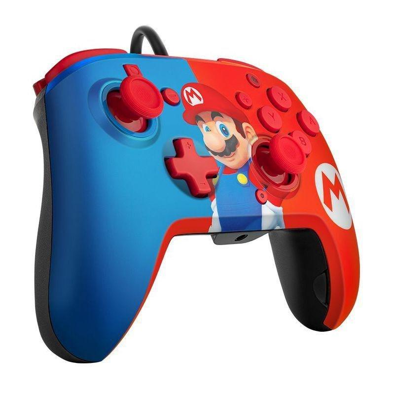 PDP Faceoff Deluxe+ Audio Wired Controller for Nintendo Switch -  Power Pose Mario, , large image number 3