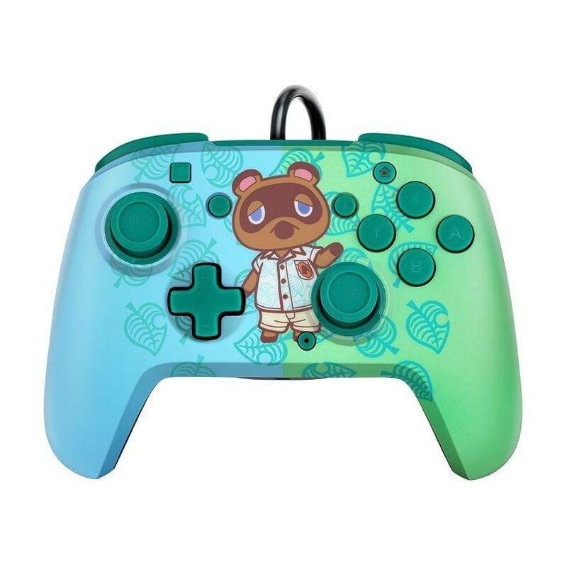 PDP Faceoff Deluxe+ Audio Wired Controller for Nintendo Switch -  Animal Crossing Tom Nook, , large image number 0