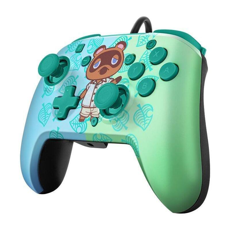 PDP Faceoff Deluxe+ Audio Wired Controller for Nintendo Switch -  Animal Crossing Tom Nook, , large image number 1