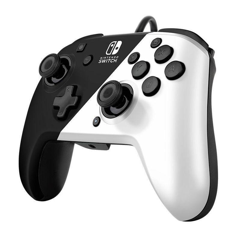 PDP Faceoff Deluxe+ Audio Wired Controller for Nintendo Switch - Black & White, , large image number 3