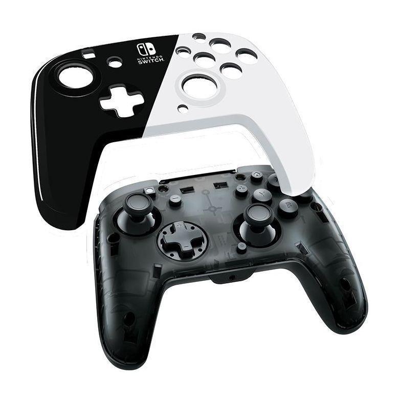 PDP Faceoff Deluxe+ Audio Wired Controller for Nintendo Switch - Black & White, , large image number 7