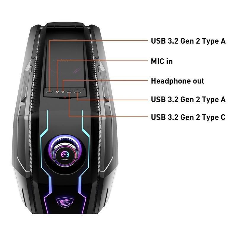 MSI MEG Aegis Ti5 Gaming Desktop intel core i9-12900K/128GB/3TB HDD+2TB SSD/NVIDIA GeForce RTX 3090 VENTUS 3X 24GB/Water Cooling/Windows 11 Pro - B..., , large image number 2