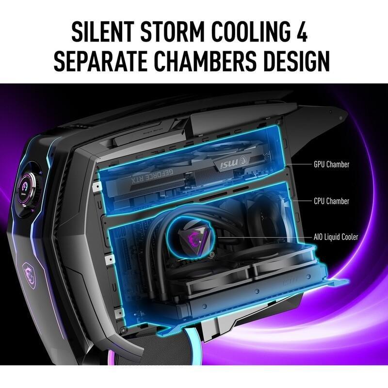 MSI MEG Aegis Ti5 Gaming Desktop intel core i7-12700KF/64GB/2TB HDD+2TB SSD/NVIDIA GeForce RTX 3090 VENTUS 3X 24GB/MSI AIO Liquid Cooler (240mm)/Wi..., , large image number 3