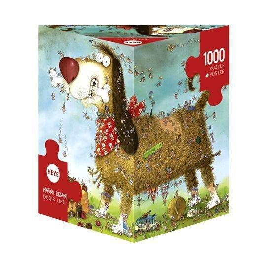 Heye Degano Dog's Life Jigsaw Puzzle (1000 Pieces), , large image number 0