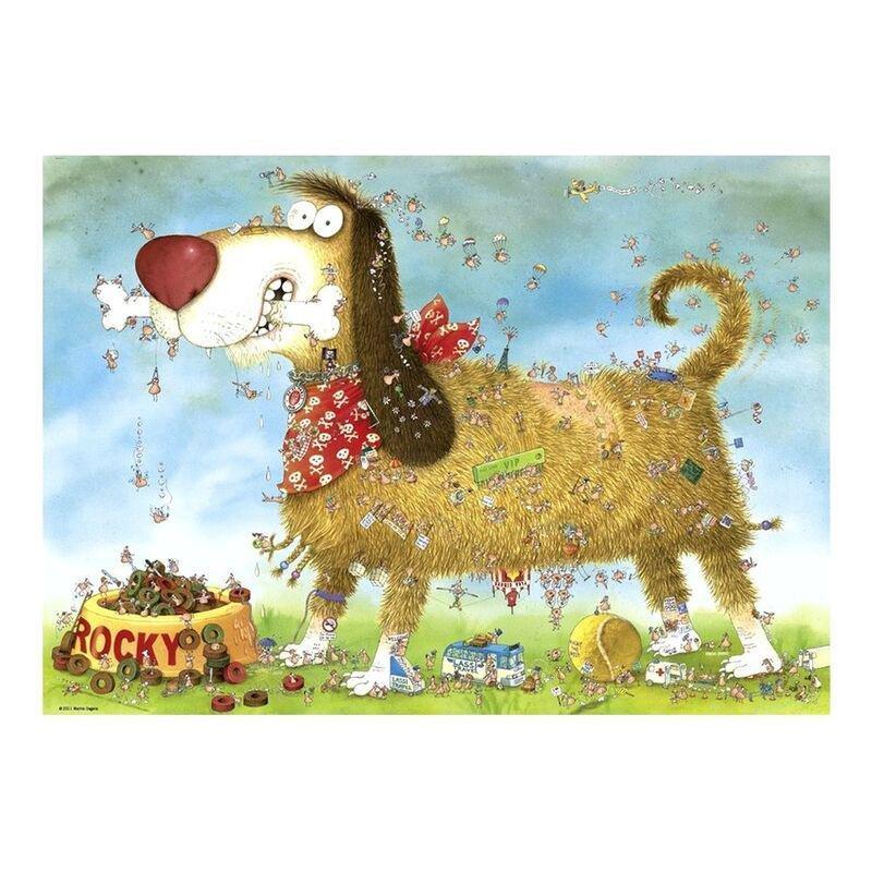 Heye Degano Dog's Life Jigsaw Puzzle (1000 Pieces), , large image number 1