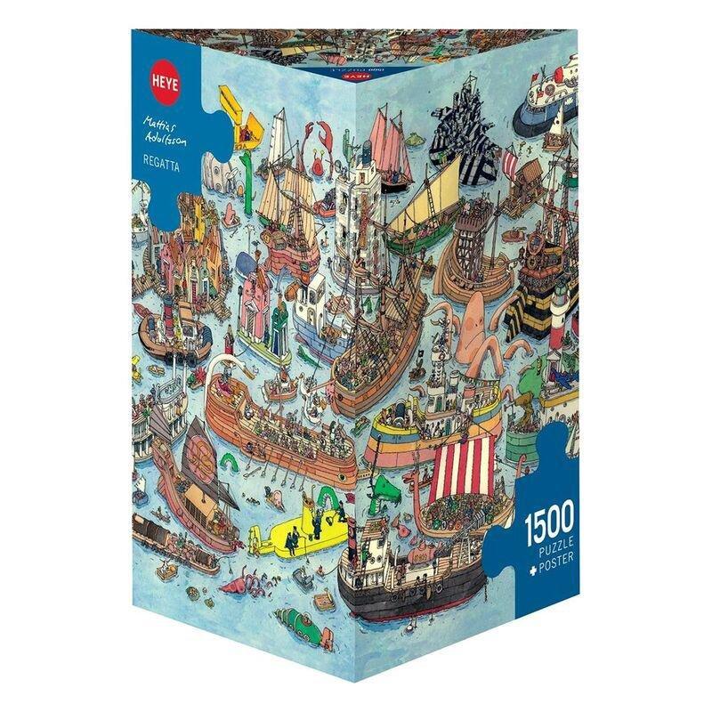 Heye Regatta Jigsaw Puzzle (1500 Pieces), , large image number 0
