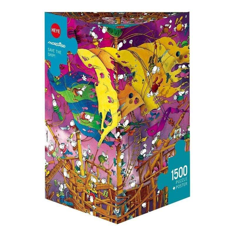 Heye Mordillo Save The Ship Jigsaw Puzzle (1500 Pieces), , large image number 0