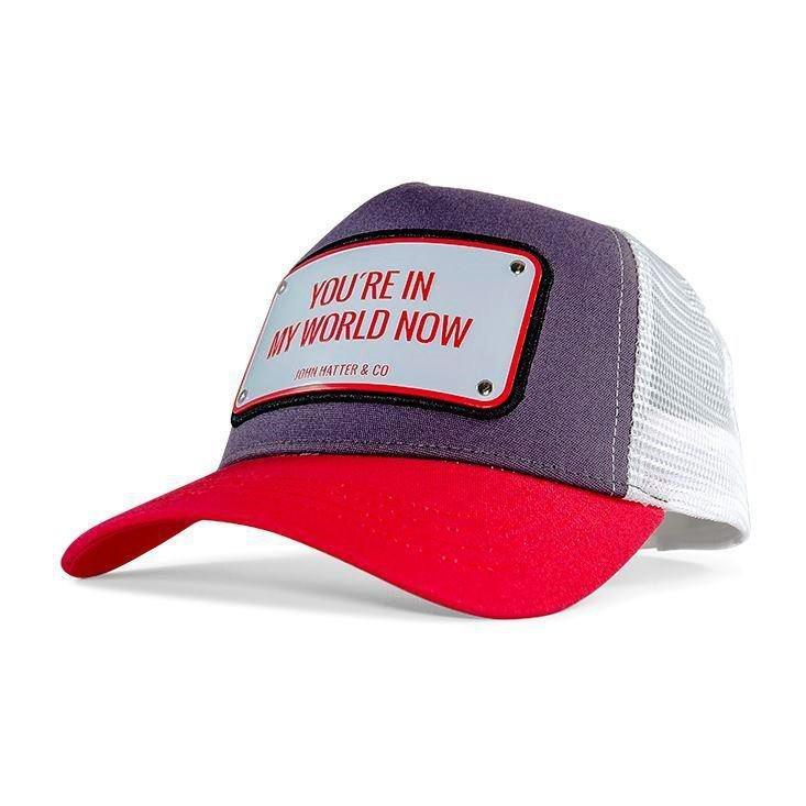 John Hatter & Co You Are In My World Now Trucker Cap Grgrey/White/Red One Size, , large image number 2