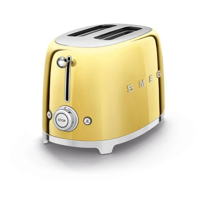 SMEG 50's Style Toaster 2 Slice Gold, , large image number 0