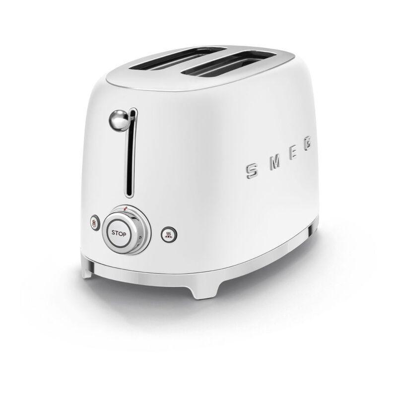SMEG 2 Slice Toaster Mat White, , large image number 0