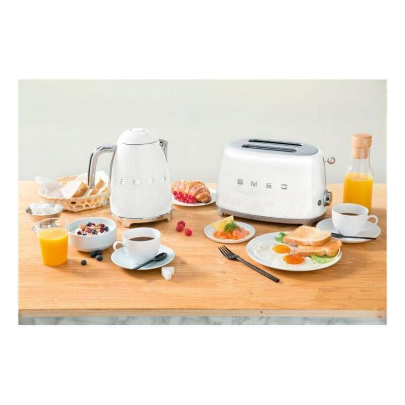 SMEG 2 Slice Toaster Mat White, , large image number 1