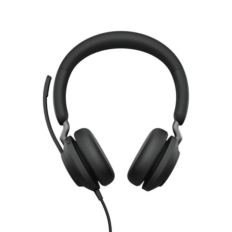 Jabra Evolve2 40 USB-C On-Ear Headphones with Mic - Black, , medium
