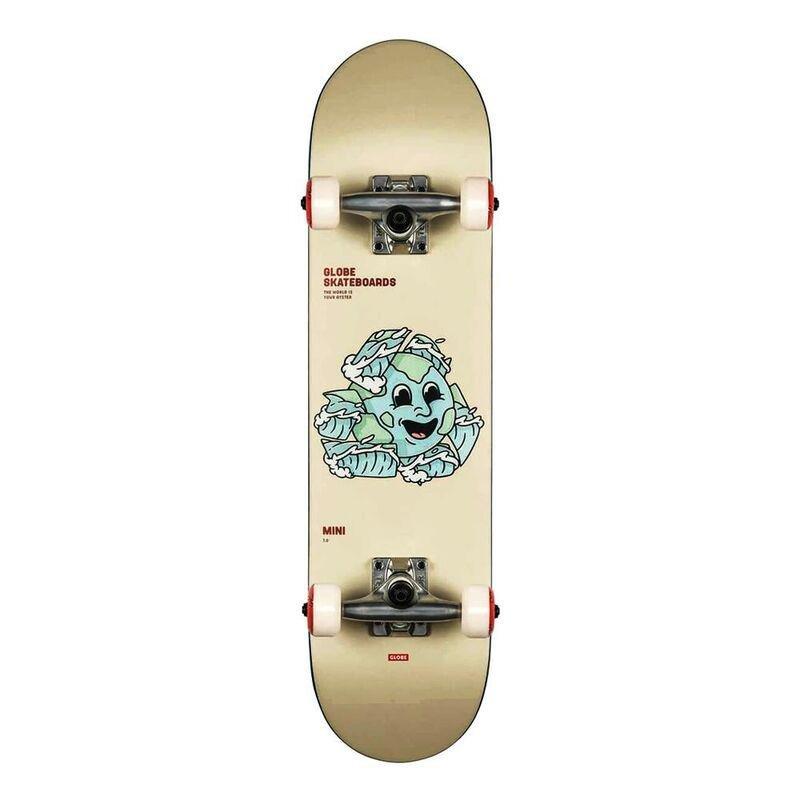 Globe Kids Environmentalist Mini Complete Skateboard 7.0-Inch - Cycle, , large image number 0