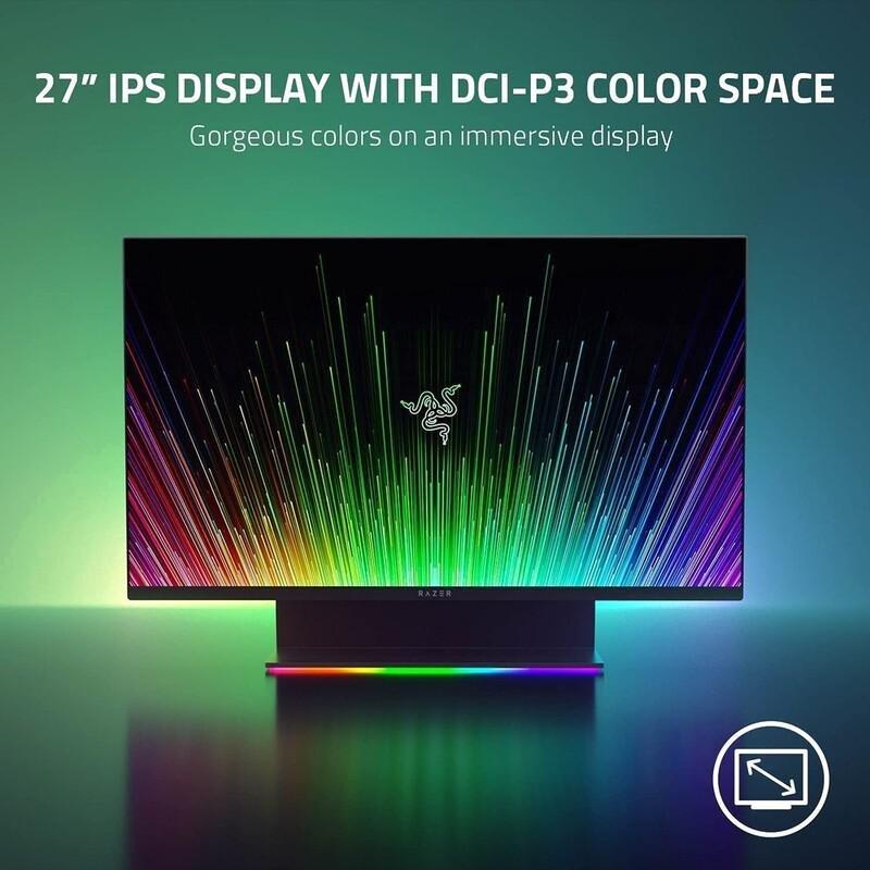 Razer Raptor 27-inch WQHD/165Hz Gaming Monitor Black, , large image number 2